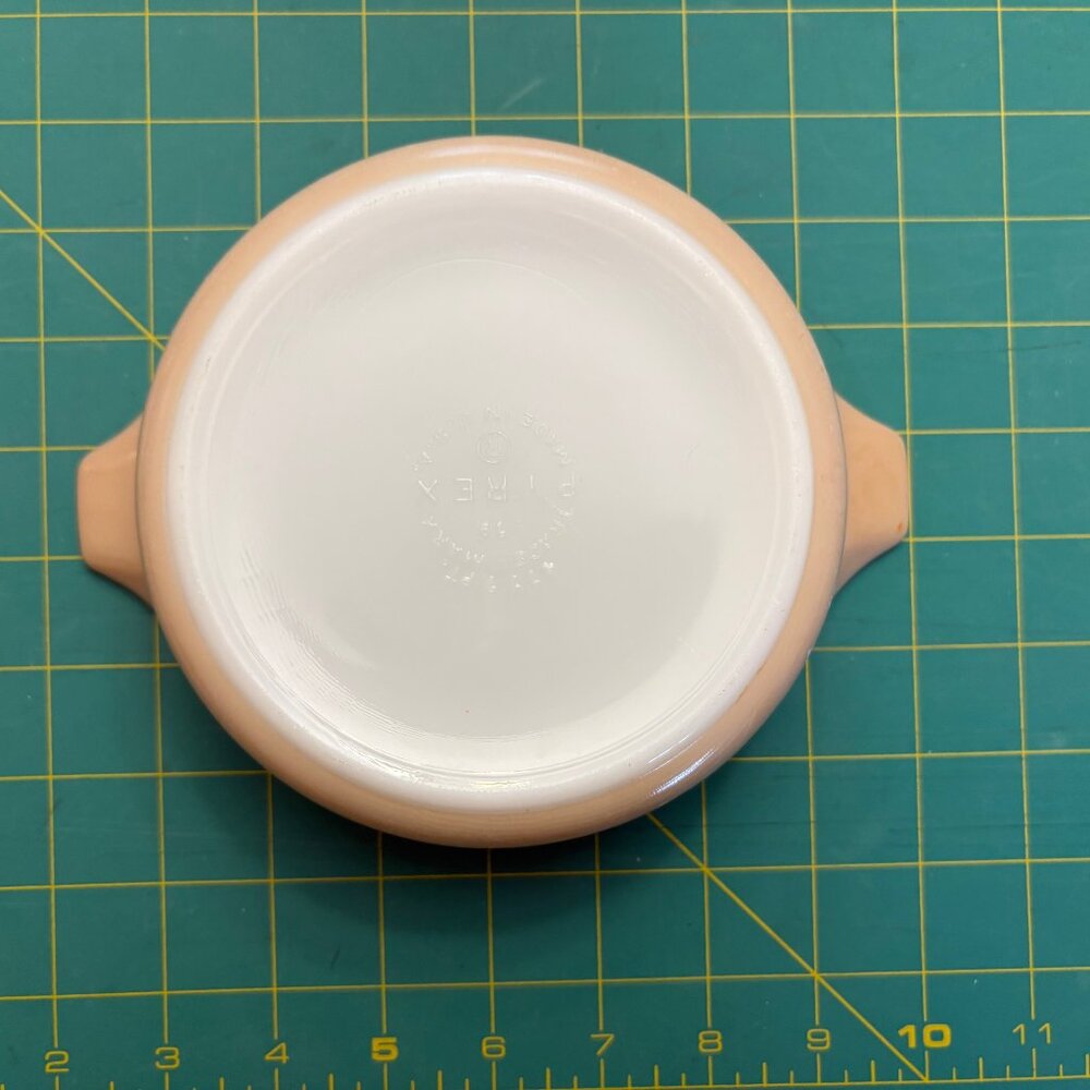 Vintage Pyrex Sandalwood Tan White Ivy Leaf Dish (#471 1 Pint) - Picture 2 of 6